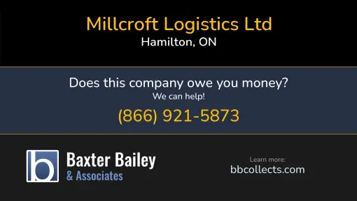 Updated Profile & Contacts for Millcroft Logistics Ltd. DOT: 1462433  MC: 552473.   Located in Hamilton, ON L9H 7L3 CA. 