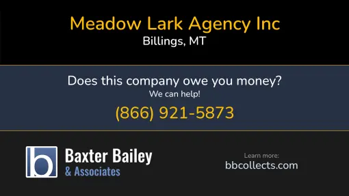 Updated Profile & Contacts for Meadow Lark Agency, Inc.. DOT: 2212781  MC: 175597.  MC: 203425.  Located in Billings, MT 59105 US. 