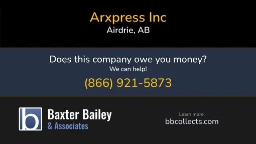 Updated Profile & Contacts for ARXpress Inc. DOT: 2822022  MC: 941173.   Located in Airdrie, AB T4A 0H5 CA. 