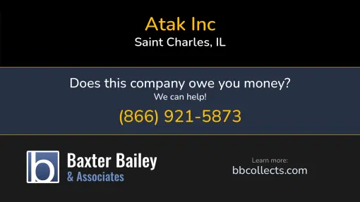 Updated Profile & Contacts for ATAK Inc. DOT: 2833820  MC: 947709.   Located in Saint Charles, IL 60174 US. 