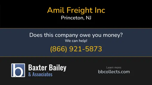 Updated Profile & Contacts for Amil Freight Inc. DOT: 3028816  MC: 38300.   Located in Princeton, NJ 08540 US. 