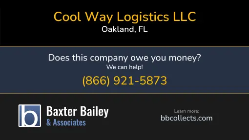 Updated Profile & Contacts for Cool Way Logistics LLC. DOT: 3059833  MC: 54551.   Located in Ventura, CA 93003 US. 