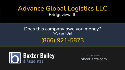 Updated Profile & Contacts for Advance Global Logistics LLC. DOT: 3155403  MC: 107426.   Located in Bridgeview, IL 60455 US. 