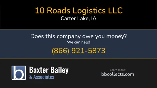 Updated Profile & Contacts for 10 Roads Logistics LLC. DOT: 3324268  MC: 1058334.   Located in Carter Lake, IA 51510 US. 