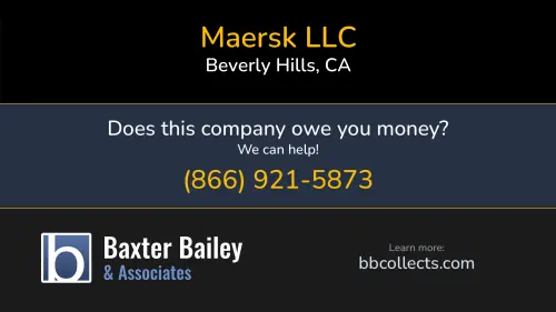 Maersk LLC 215 N Maple Dr Beverly Hills, CA DOT:4232928 MC:1637924